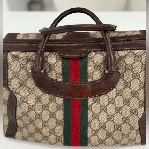 Gucci Vintage “Boston Tote”. - Picture 7 of 17